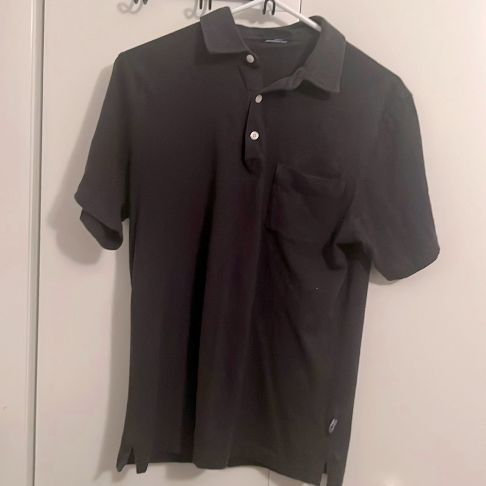 Patagoni black polo shirt. Sz small